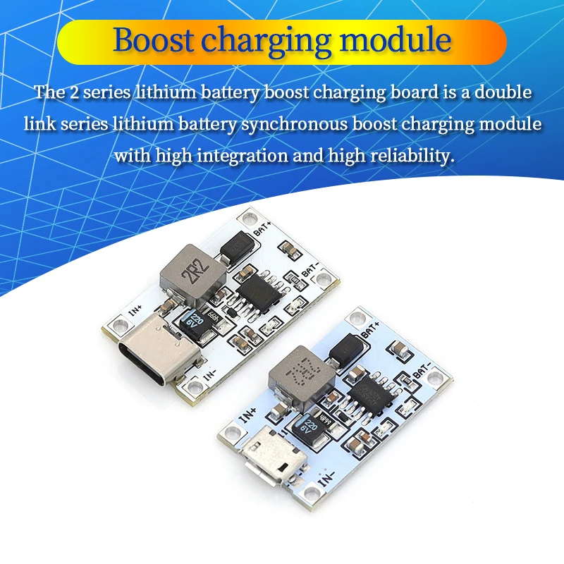 2S 7.4v 8.4v Li-battery charging Module USB booster charging Board 5v2a ...