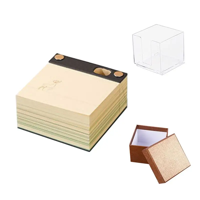 

3D Calendars Paper Art Notepad Cubes Note Cards Stickers Art Craft Gift For Boys Girls For Home Dorm Apartment
