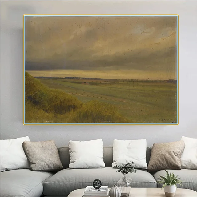 Mysterious Willow Tree Wall Art – Rustic Nature Canvas Prints for Living Room Décor 2