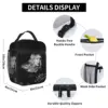 Sabrina Carpenter 2024 Tour Merch Insulated Lunch Bags For Work Food Container Portable Thermal Cooler Lunch Boxes 6