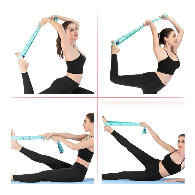 Dance Yoga Elastic Bands Auxiliary Stretching Belt Adult Latin Training Bands Latex Pilates Fitness Exercise Resistance Band resistance bands,pull up assistance bands,resistance band,resistance strap,yoga stretch strap