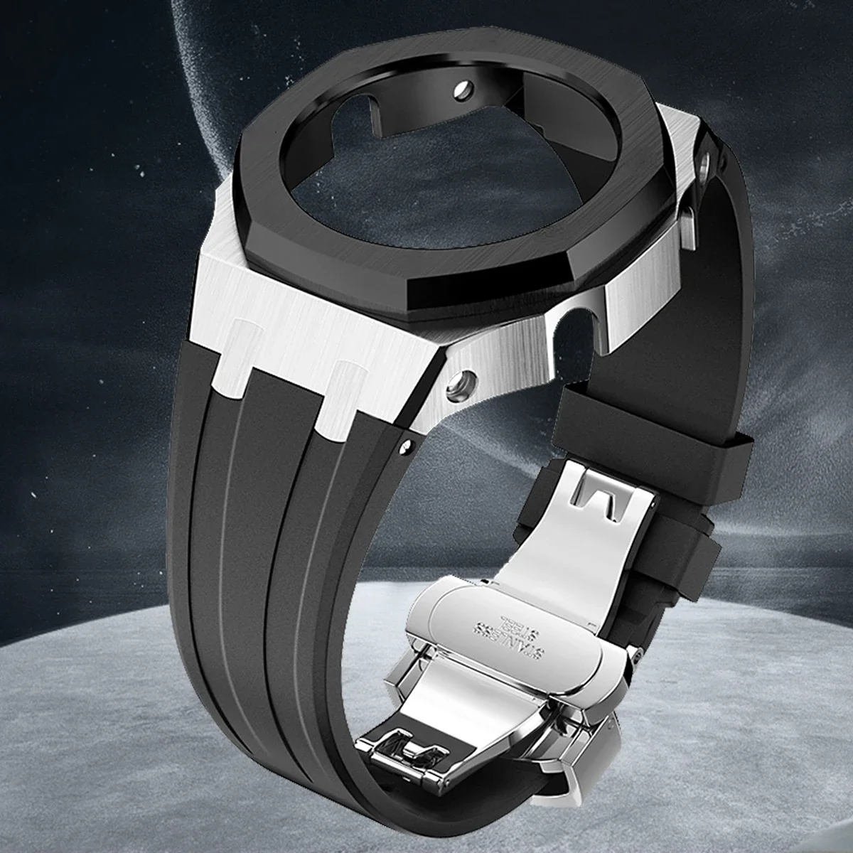 Gen4 Mod Kit for GA2100 Metal Bezel Casioak Modification GEN4 Generation Rubber