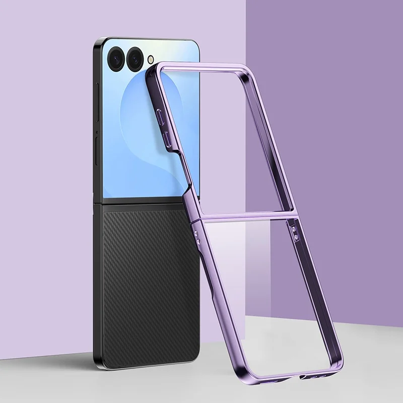Electroplated Transparent Shockproof Phone Case - Hard PC Cover
