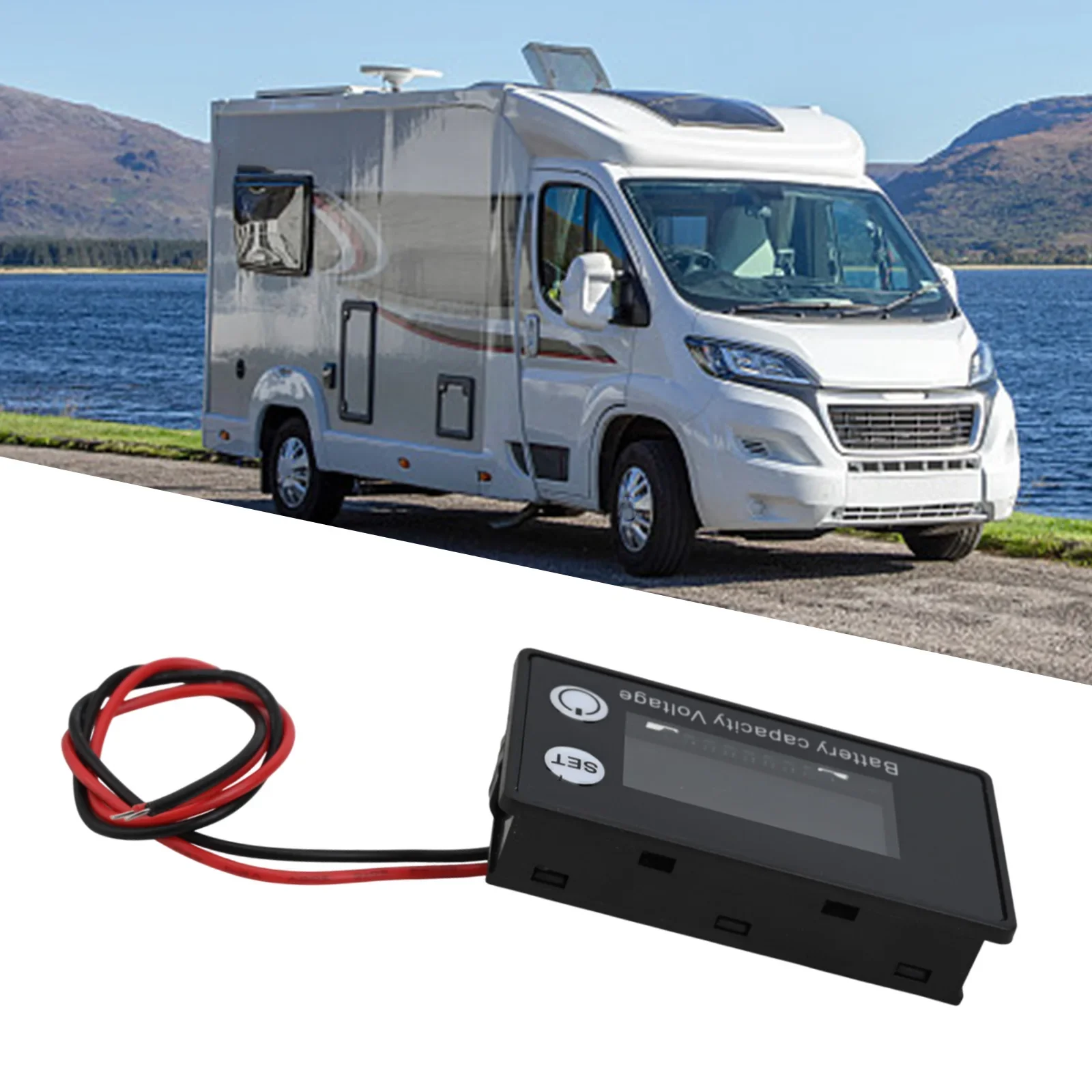 Customizable Battery Voltage Meter featuring Alarms Great Choice for Monitoring Electric Vehicles and Equipment