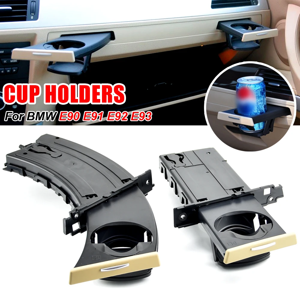 For BMW E90 E91 E92 E93 LHD Car Front Center Console Water Cup Holder