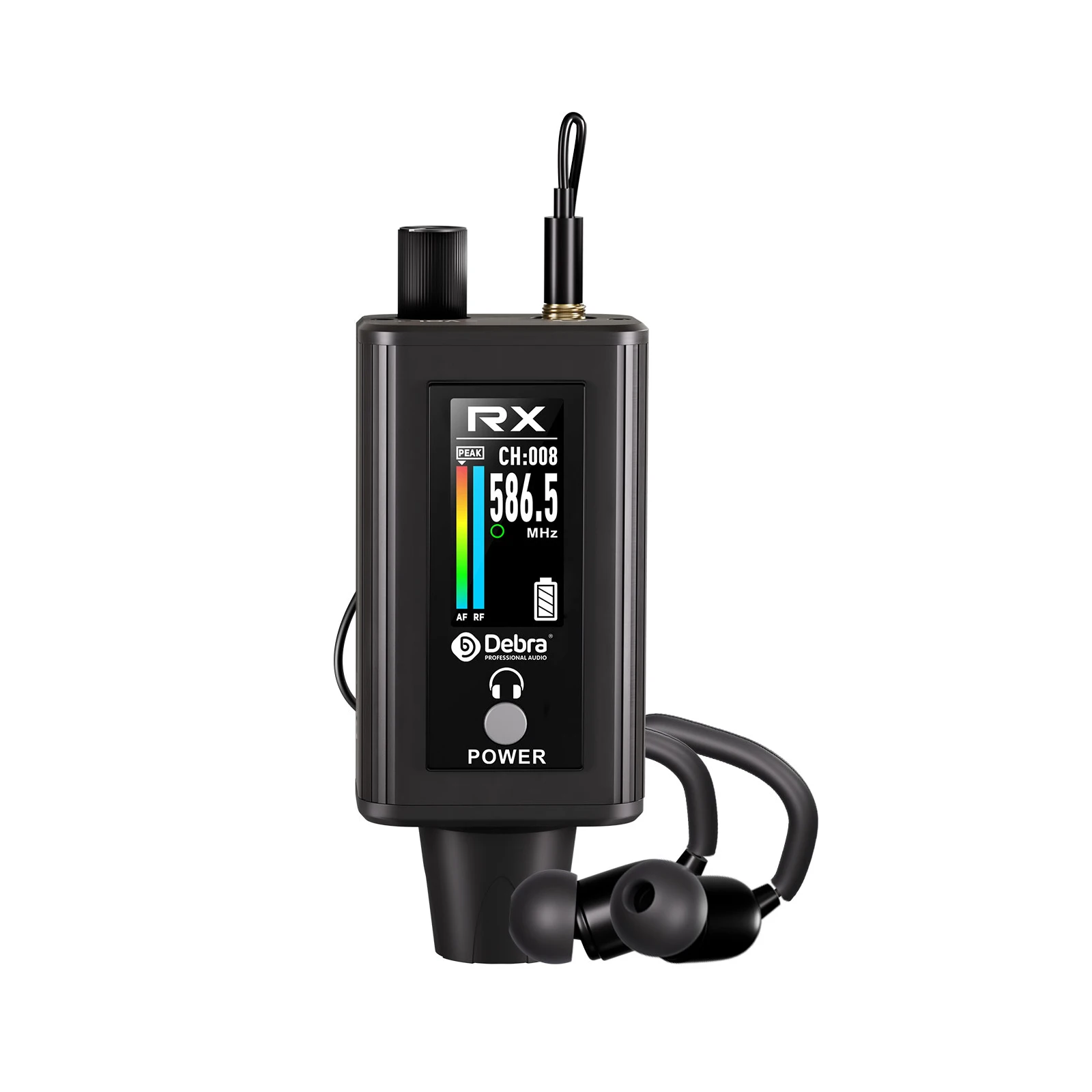 Debra EMX-1 Бездротова система моніторингу UHF Бездротова цифрова передача сигналу Портативна акумуляторна система моніторингу