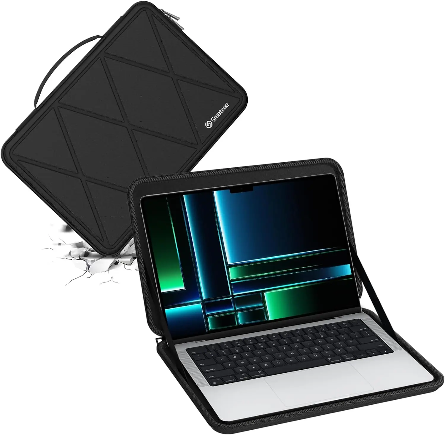 Custodia Apple Macbook Pro Da 14.2 Pollici, Custodia Protettiva Rigida In Eva Per Macbook Pro M3 Pro/M2 Pro 2023/M1 Pro 2021 Borsa Per Notebook