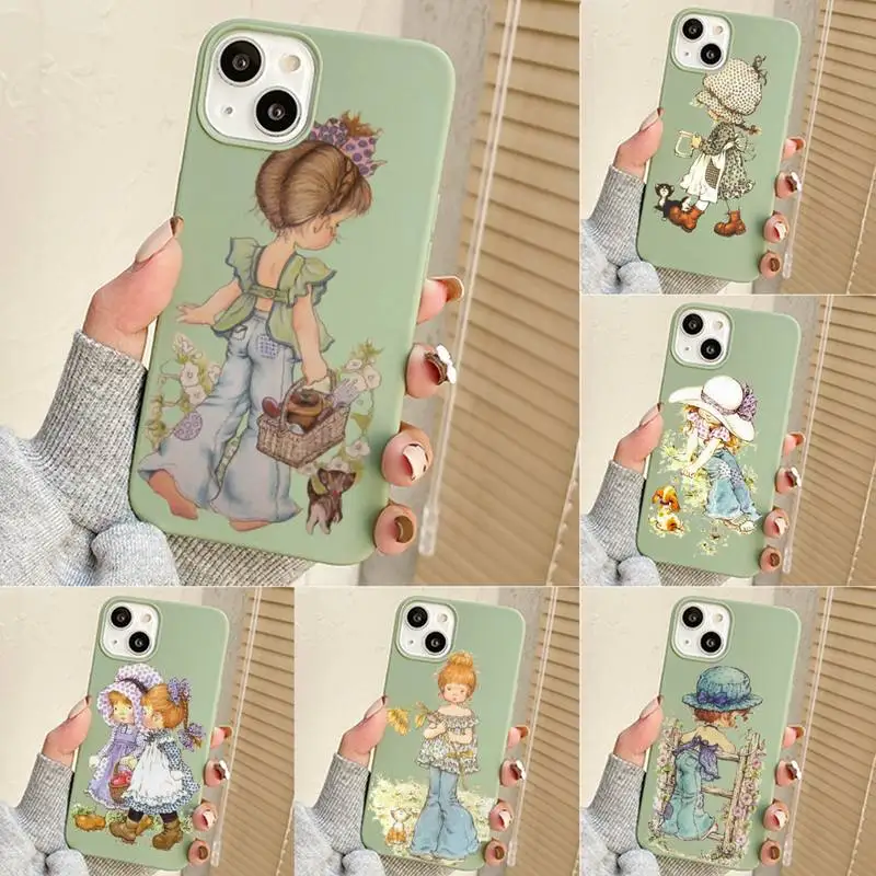 Custodia Per Telefono Sarah Kay Bambina Per Iphone 7 8 Plus X Xr Xs 11 12 13 Se2020 Mini Custodia Iphone 14 Pro Max