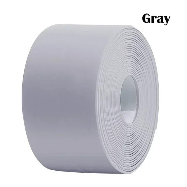 Waterproof PVC Self-Adhesive Sealant Tape for Bathrooms and Kitchens