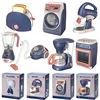 Pretend Kitchen Play Toys Electric Vacuum Cleaner Water Sweeper Household Juicer Dispenser Washing Machine Simulation Appliances 6
