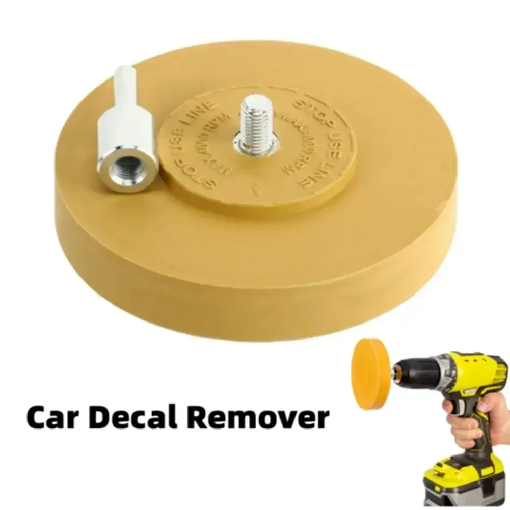 Convenient And Effective 88mm Rubber Eraser Caramel Wheel Threaded Arbor For Easy Compatibility With Electric Drills