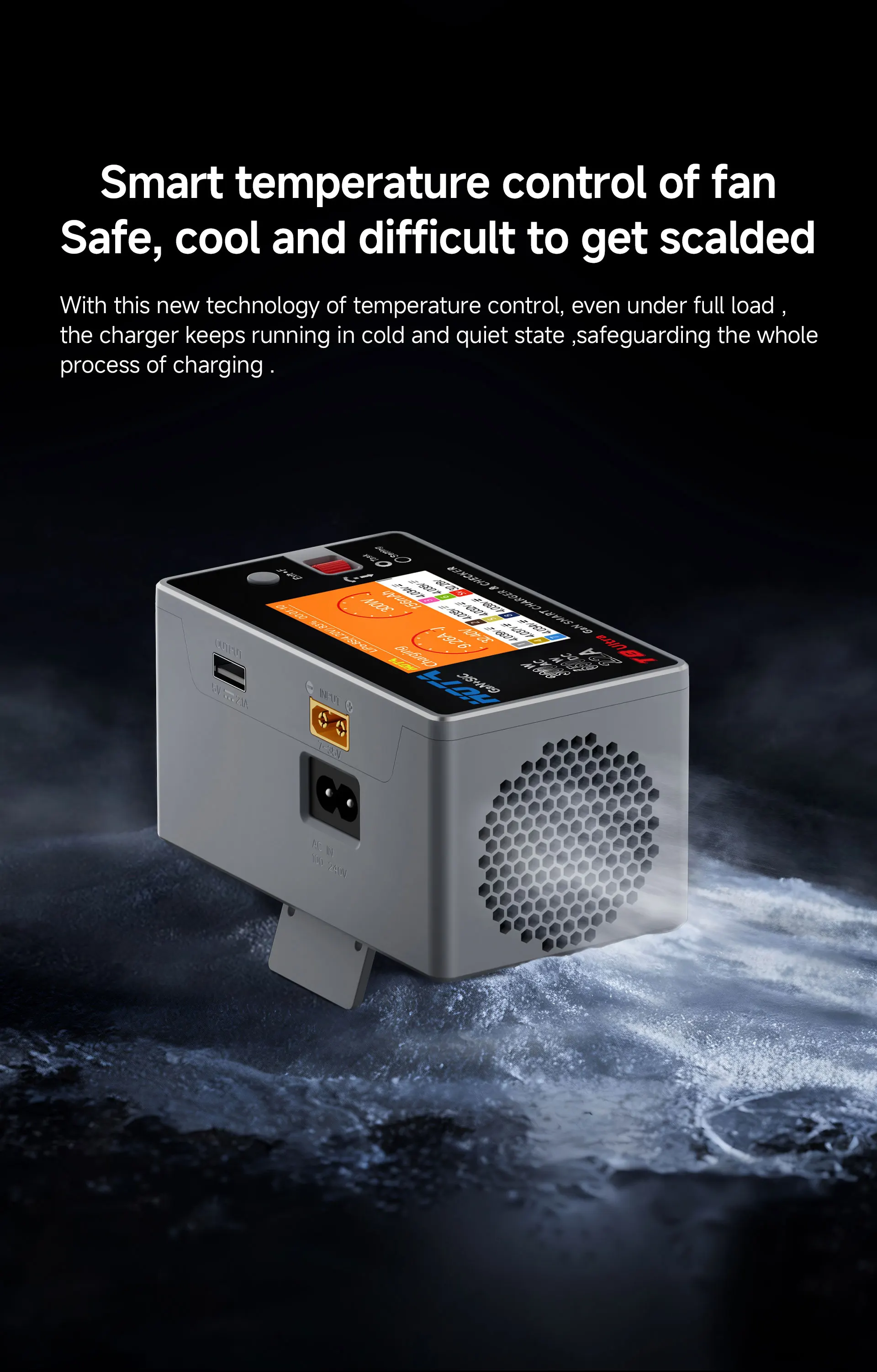 HOTA T8 Ultra GaN Smart Charger, 650W AC/DC for 1-8S LiPo Li-ion Battery Charger 6 Se8e9d135b72745b9a0bcdfe26e8265c3J