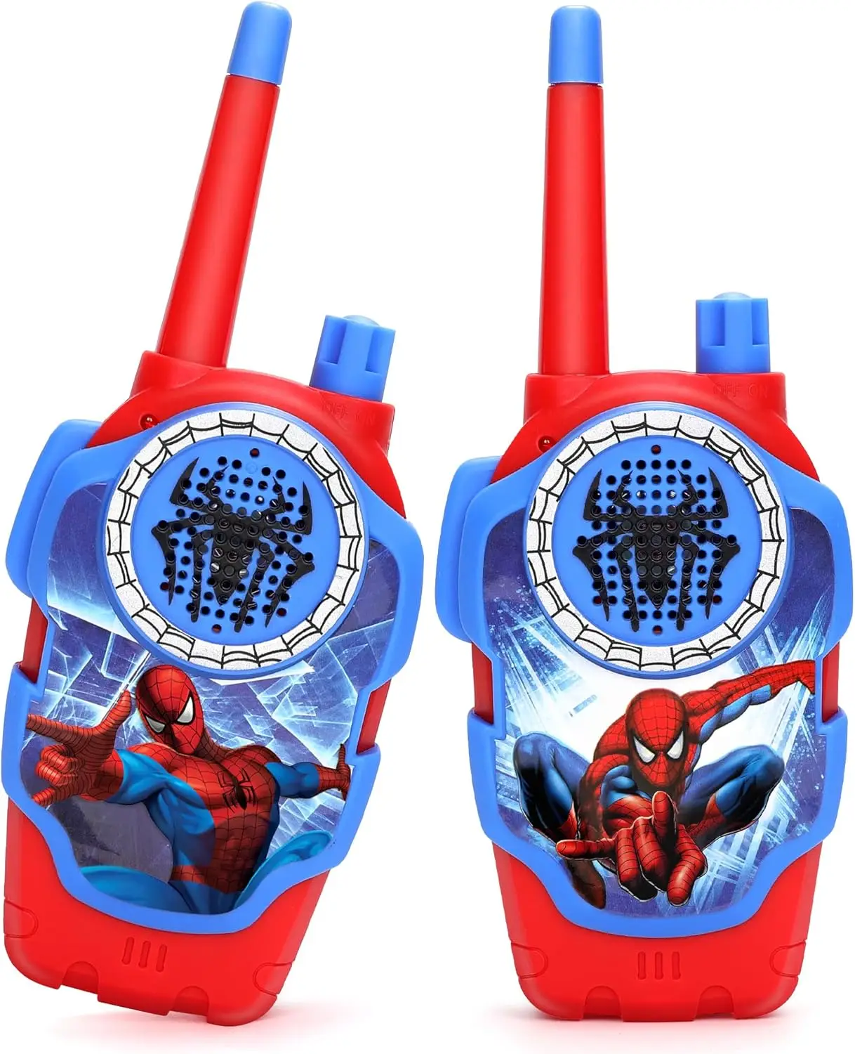 Cartoon Spider Kids Wireless Walkie Talkie - 2 Pieces Indoor and Outdoor Spider Toys, Ideal Gift Choice for Boys and Girls 2