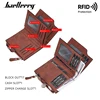 New RFID Men Zipper Wallets Name Engraving Simple Coin Pocket Male Purse Money Clips High Quality Brand Card Holder Men's Wallet 5
