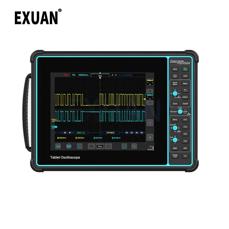 

Micsig SATO1004 Oscilloscope Digital Flat Panel Oscilloscope 4-channel 100M Bandwidth Handheld Full Touch Smart Series Decoded