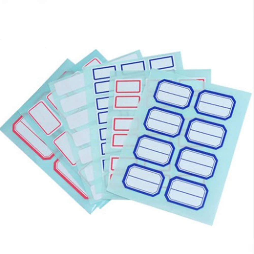 12 pages/pack self-adhesive labels for bottles adhesive stickers Office Stickers Lab Supplies Name Label Tags