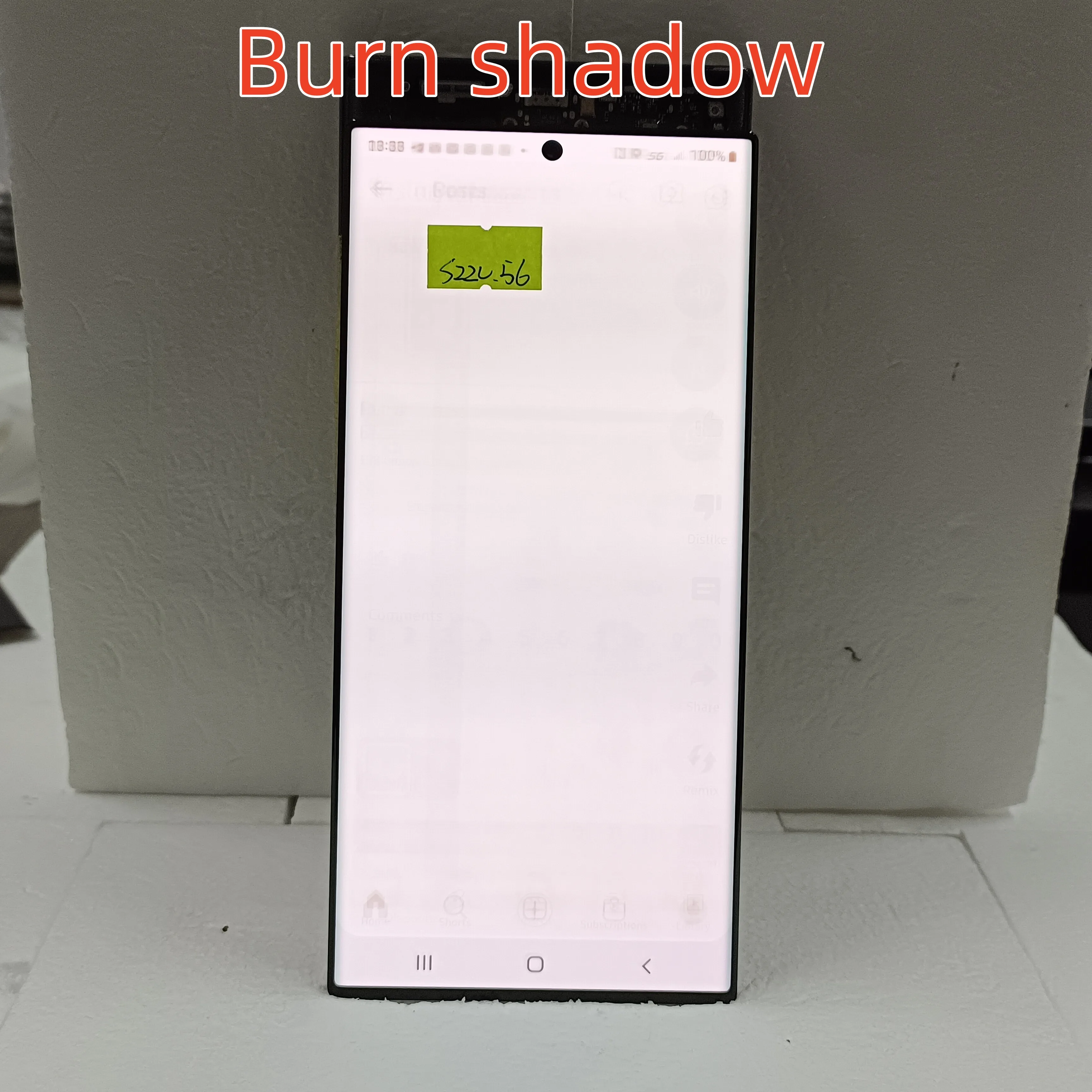 

Super AMOLED For Samsung Galaxy S22 Ultra 5G S908 S908B S908U LCD Touch Screen Digitizer S22Ultra 5G LCD Display With defects