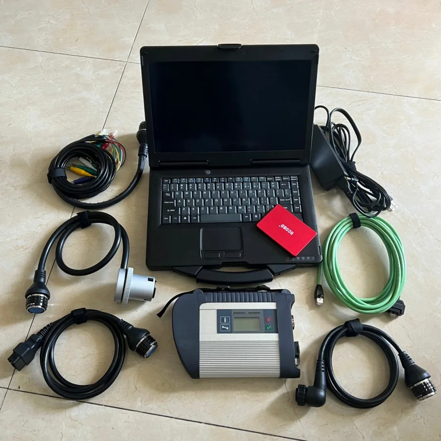 

V2023.09 MB SD Connect C4 Star Diagnosis with cf53 Laptop Supports WIN10 480gb SSD Software Installed Well