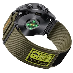 Durable Nylon Quickfit 26mm Sports Watch Strap - QuickFit 26mm (Army green)