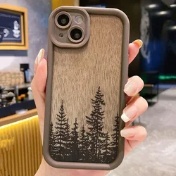 Retro Forest Wood Pattern Soft Phone Case Cover for Redmi Note11Pro 4G5G (Y26-T8485)