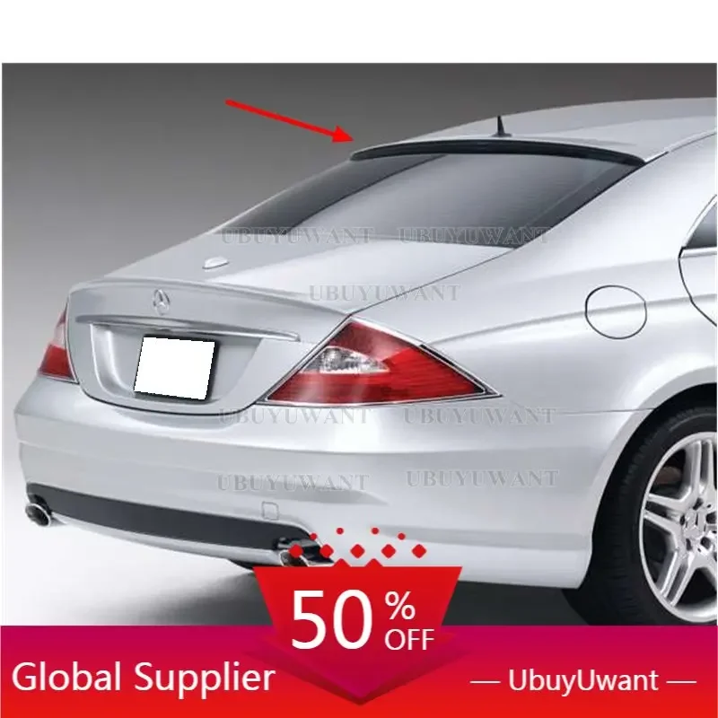 

ДЛЯ W219 спойлер на крышу для CLS Class W219 CLS300 CLS350 CLS400 2004 - 2011 спойлер из углеродного волокна заднее крыло