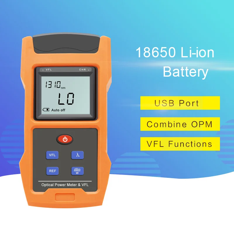 Optical Power Meter All-in-One Machine Lithium Battery TM263-A-V10 Optical Power Meter