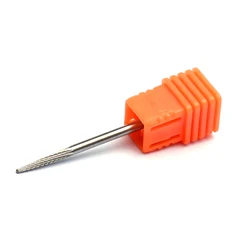 Precision Carbide Nail Drill Bit for Manicure and Cuticle Care (18 Orange)