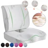 Bamboo Fiber Orthopedic Memory Foam Cushion for Sedentary Back Pain Relief Cushion Comfort Office Chair Car Seat Waist Pillow 1