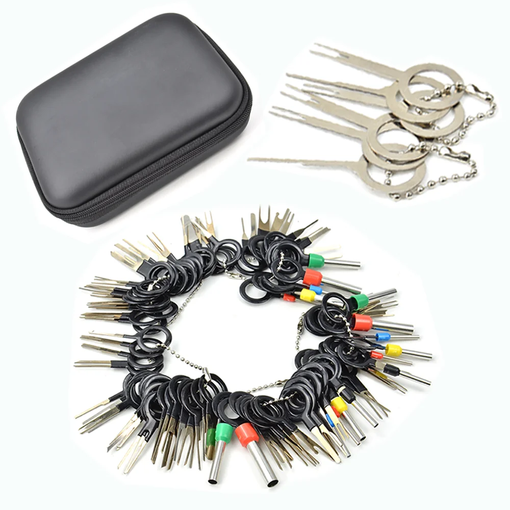 Car Terminal Removal Tool Puller Auto Set Motorist Kit Automotive Repair Tool Pin Extractor 100/109/119pcs