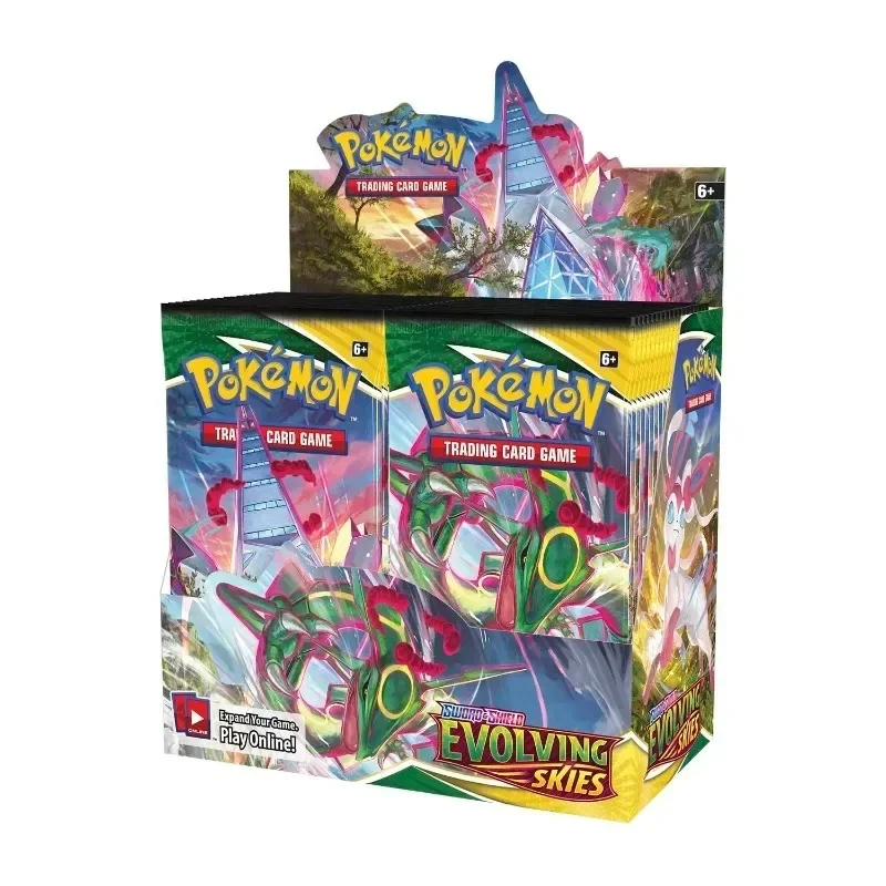 Pokemon Tcg: Sword & Shield-Evolving Skies Booster Display Box (36 Confezioni) Pokemon Card Lost Origin Scarlet Violet