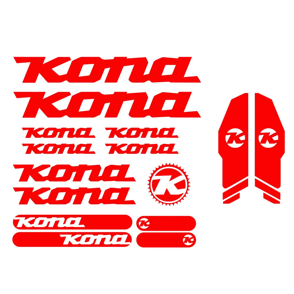 Kona N Spoiler Kona Down Tube Decal Set X2 Sticker Vinyl Stickers