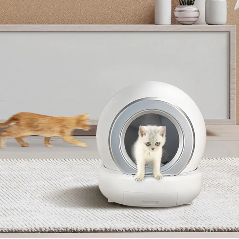 High Quality Self-Cleaning Cat Litter Box Automatic Cat Litter Box With APP Control Safety Protection For Home Use_voghion.com