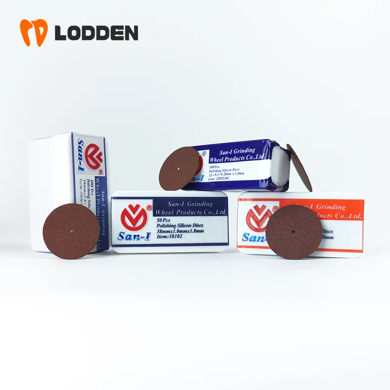 100pcs Dental Resin Base Polish Wheels Burs Silicone - Foto 5