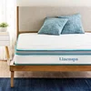 Linenspa 8 Inch Memory Foam and Spring Hybrid Mattress - Medium Firm Feel - Bed in a Box - Quality Comfort and Adaptive Support 1
