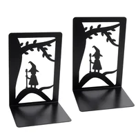 Funny Metal Bookends Retro Personality Animal Support Holder for Home Desk Storage Books Organizer Tools Office Supplies 2025 2