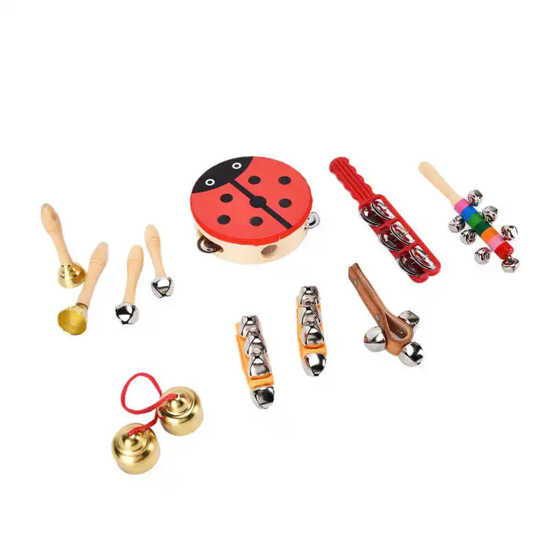 Orff Instrument Set Wooden Early Learning Instruments Gift Preschool