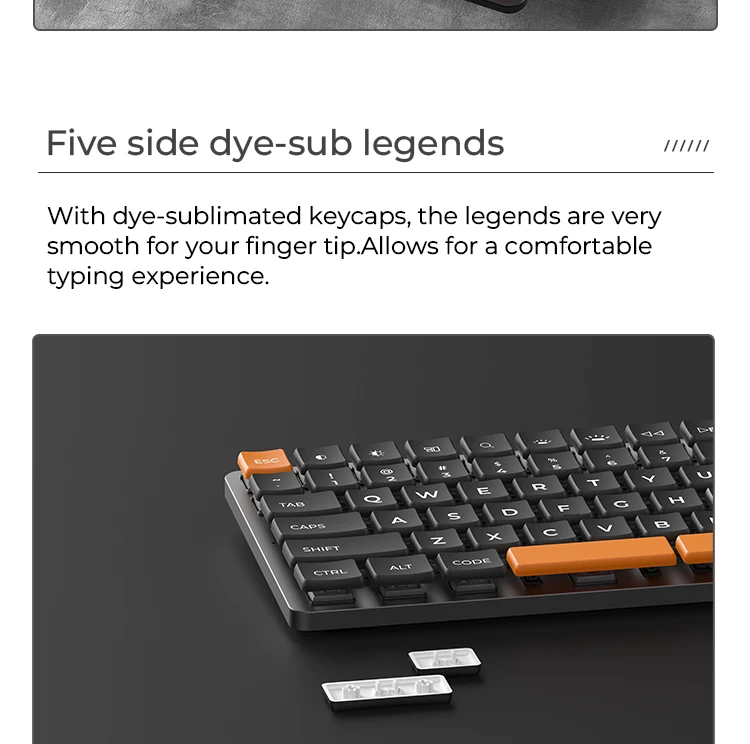 PBT Keycaps para interruptores Kailh, Choc, Low Profile