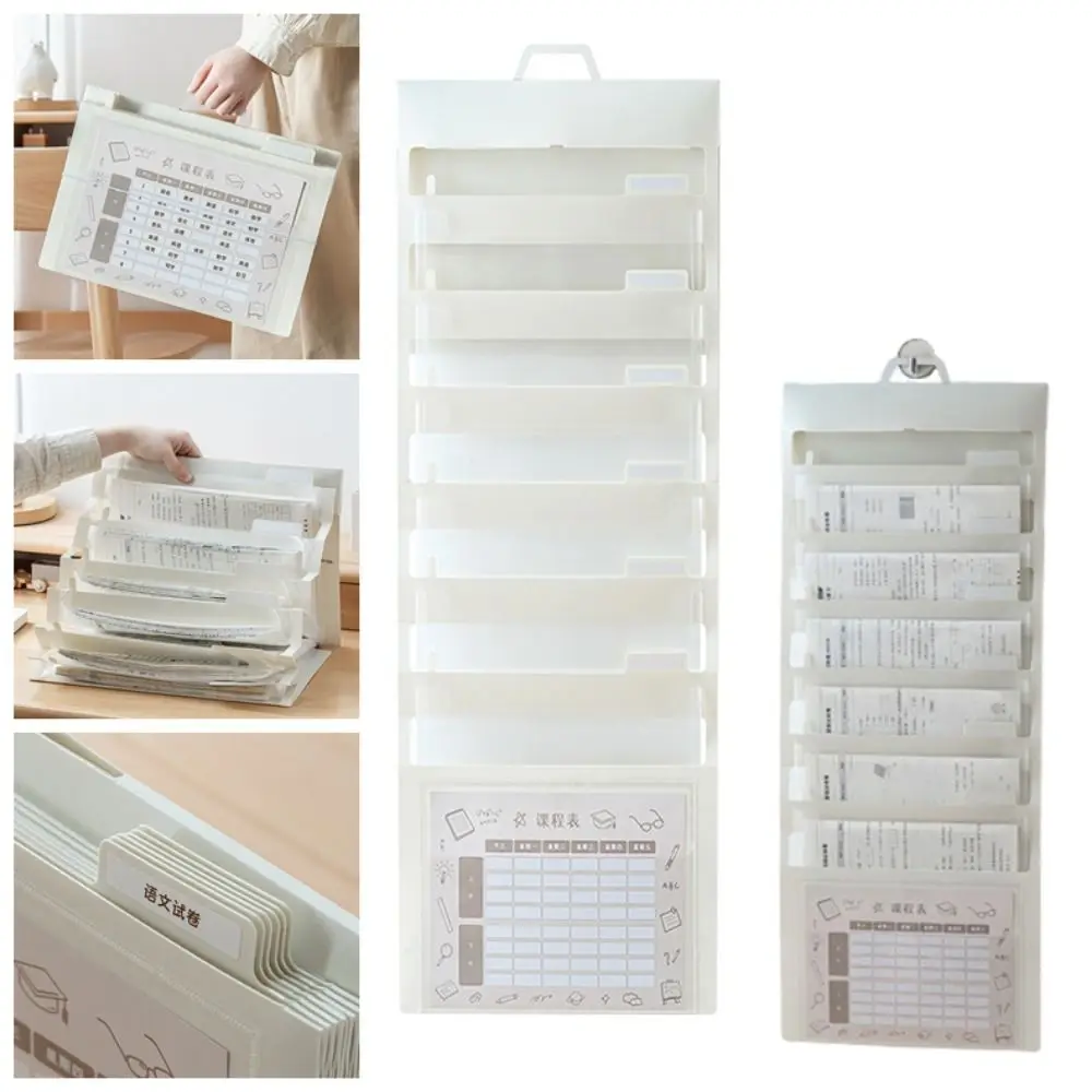 Portable Wall Hanging File Organizers Large Capacity With Handle Expanding File Folder Multi Layer Letter Size 1 Portable Wall Hanging File Organizers Large Capacity With Handle Expanding File Folder Multi Layer Letter Size 1