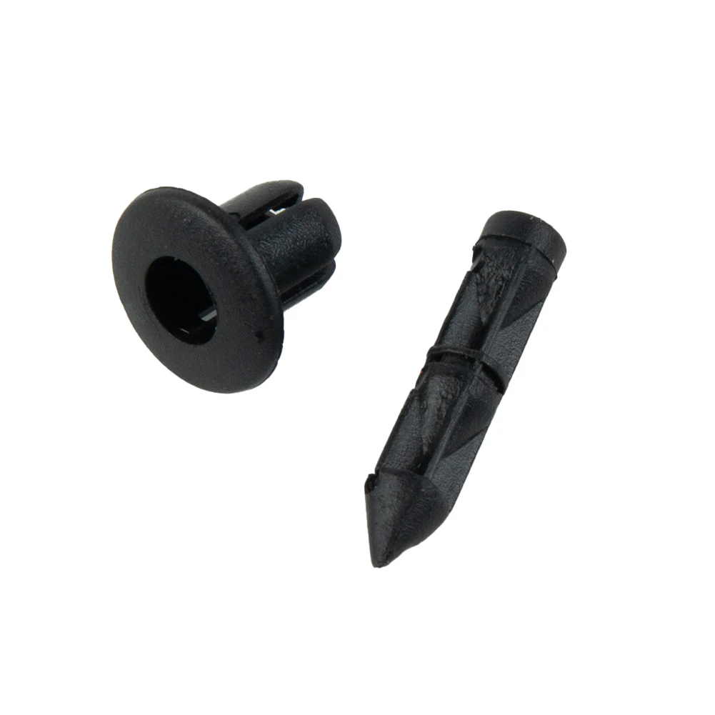 

Kit Plastic Bicycle Motorcycle Fairing Rivet Panel Fastener Clips For Suzuki Black Replacement 100pcs Set