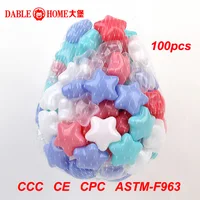 Ocean Ball PE Outdoor Sport Water Pool Inflatable Stress Air Toys for Children Kids Grasping Exercise Color Cognition 100pcs 1