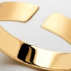 ELANDIS Stainless Steel Gold Plated Ring Simple Men's Accessories Holiday Party Favors 5