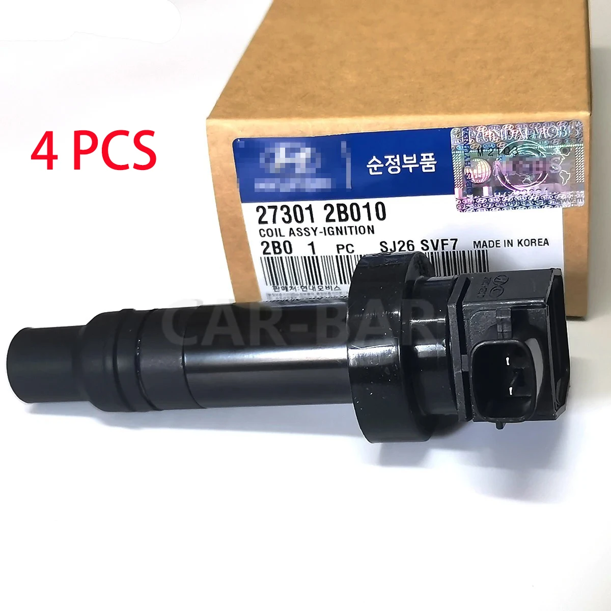 

4pcs Ignition Coils For Hyundai Accent Elantra GT i30 Kia Soul Rio Forte 1.6L OEM 273012B010 27301-2B010