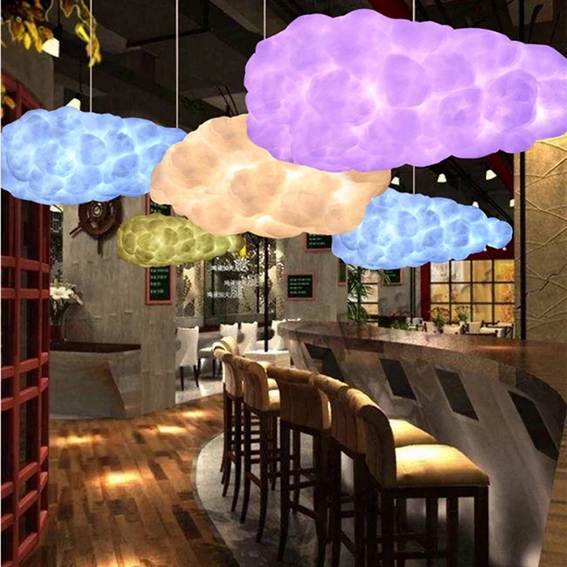 Simulatie Wolk Hanglamp - Creatieve Katoen Kroonluchter, Drijvende Plafondlamp, Decoratieve Hanglamp Voor Slaapkamer, Eetkamer, Hal Simulatie Wolk Hanglamp - Creatieve Katoen Kroonluchter, Drijvende Plafondlamp, Decoratieve Hanglamp Voor Slaapkamer, Eetkamer, Hal