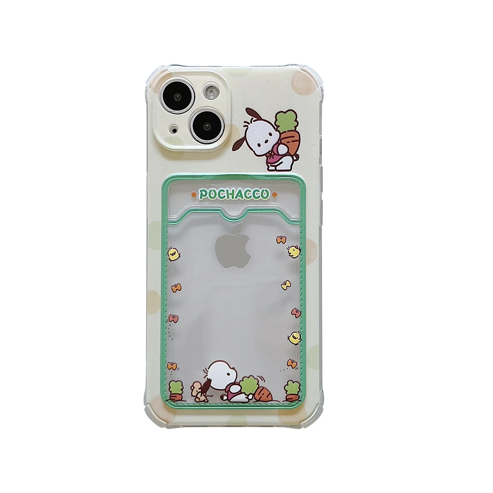 thumbnail image 1 of Funda rosa con tarjetero para iPhone, carcasa con dibujo de Hello Kitty, Little Twin Stars, para modelos 14, 13 Pro Max, 12, 11, XR, XS, X, 7, 8 Plus, 1 of 5