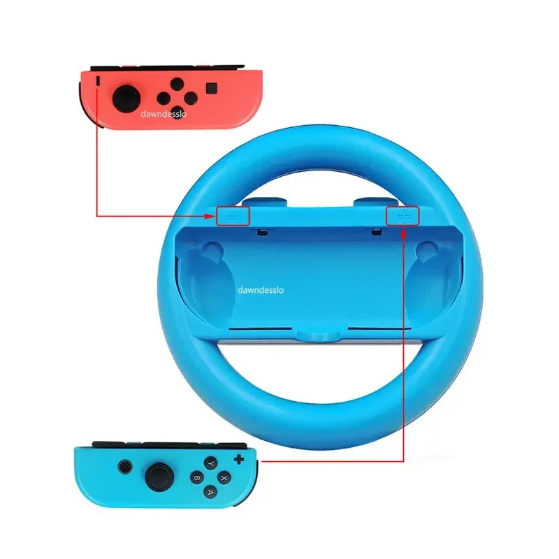 Joy-Con Wheel for Nintendo Switch Racing Game Wheel Controller NS Joy-Con Grip Cart Holder 2Pcs