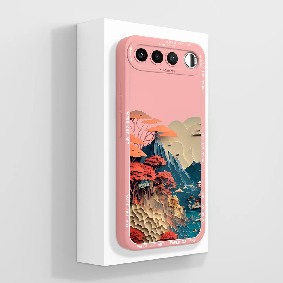 Aesthetic Floral Liquid Silicone Camera Protective Case - Soft & Smooth Cover