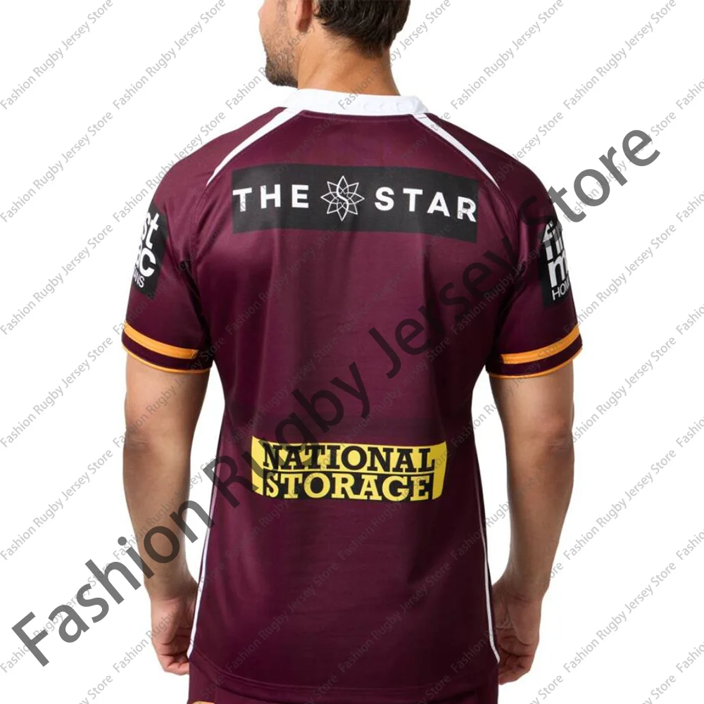 thumbnail image 1 of Camiseta de rugby de Brisbane, ropa para jugadores, hombres, niños, camiseta de entrenamiento, equipo, camiseta para mujeres, camiseta para adolescentes, niños, local, Broncos 2025, novedad, 1 of 5