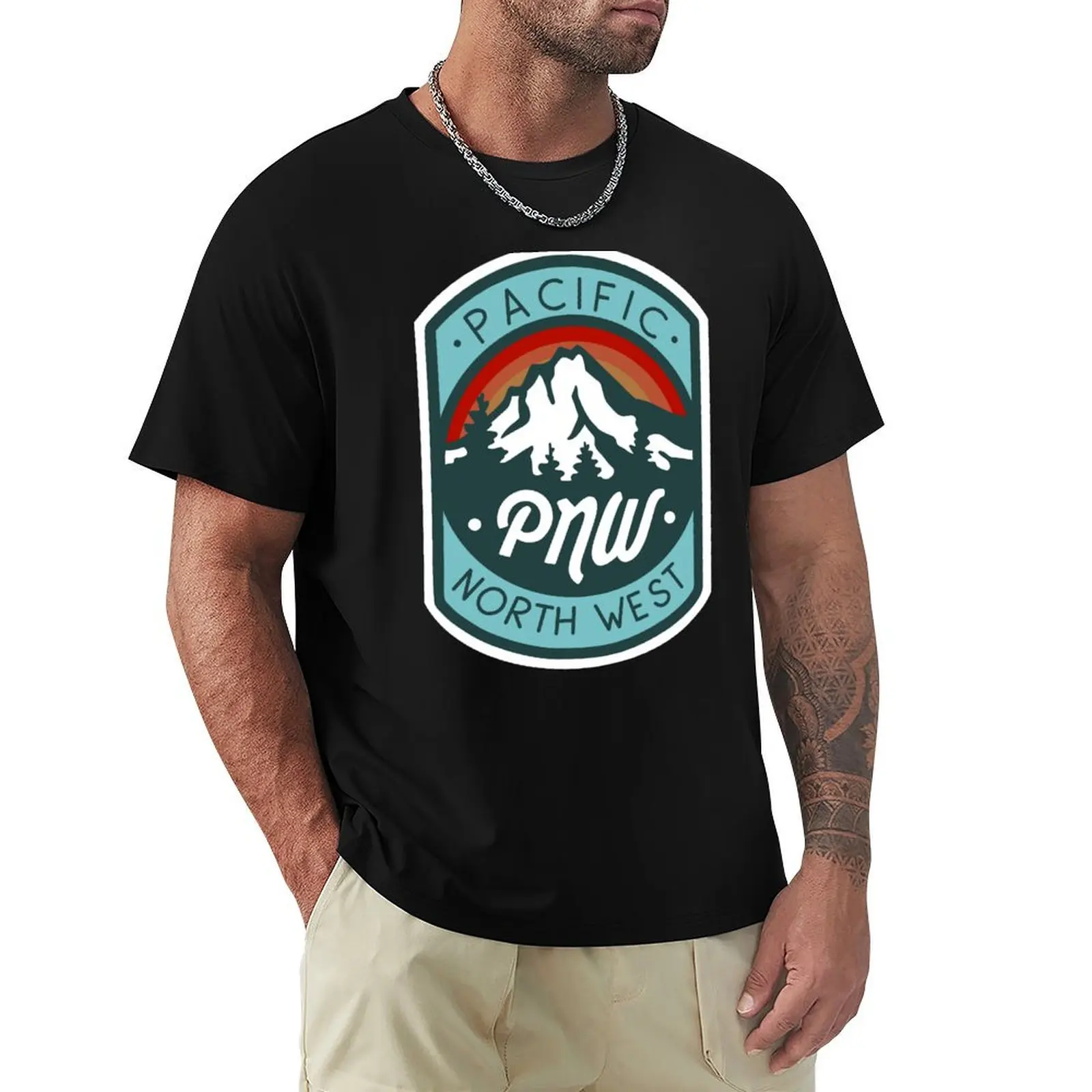 

Pacific Northwest T-Shirt customs design your own summer top tops mens t shirts casual stylish