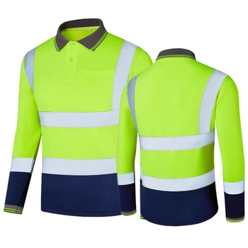 High Visibility Safety Long Sleeve Shirt
