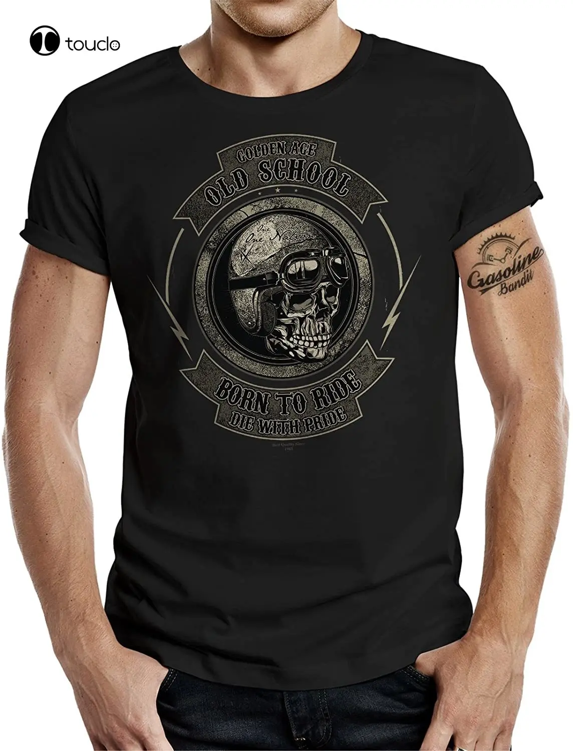 

Original Biker Racer T-Shirt: Golden Age Old School Tee Shirt Custom Aldult Teen Unisex Digital Printing Tee Shirt Xs-5Xl